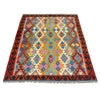 Handmade Multi Kilim Geometric 4x6 ft