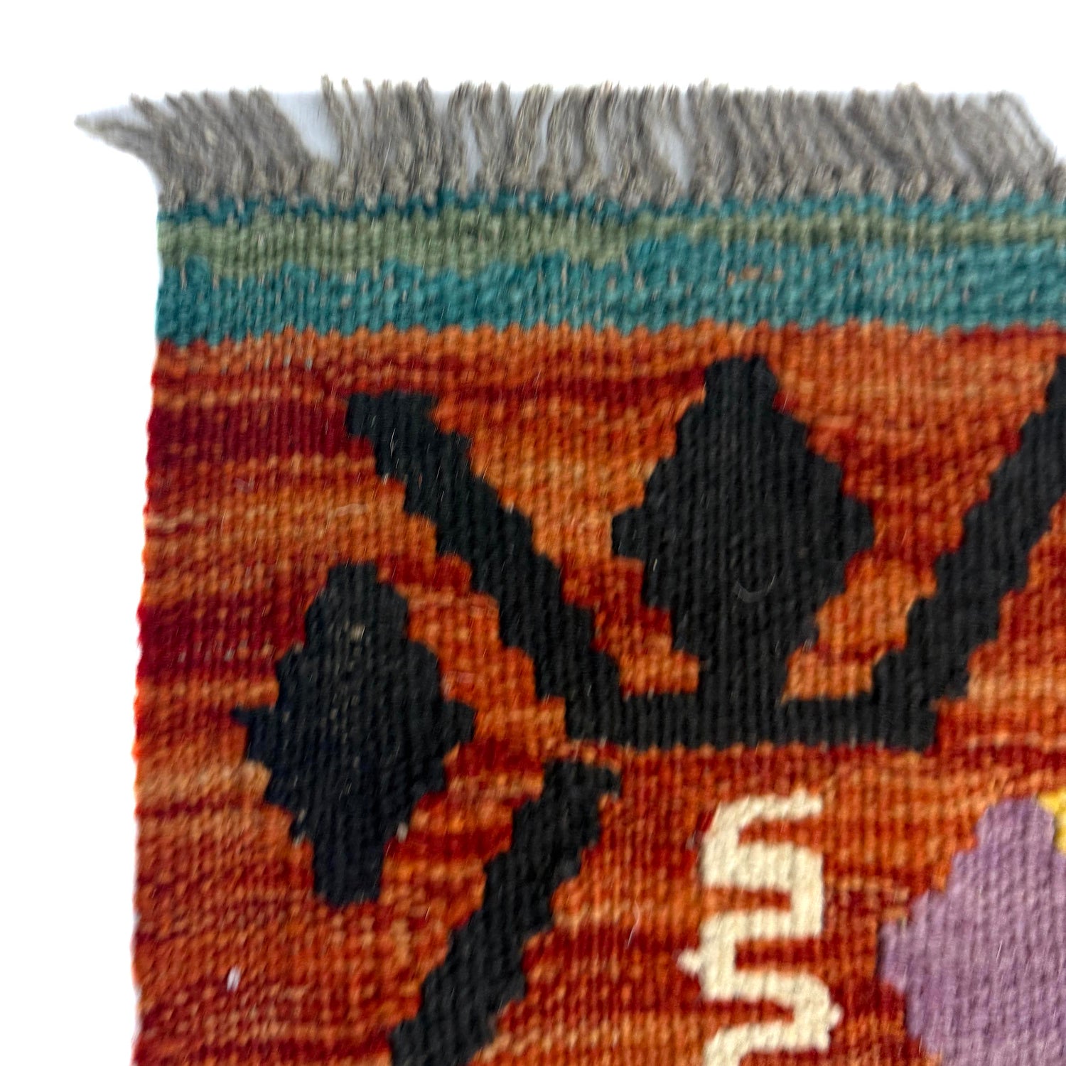 Handmade Multi Kilim Geometric 4x6 ft