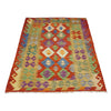 Handmade Multi Kilim Geometric 4x6 ft