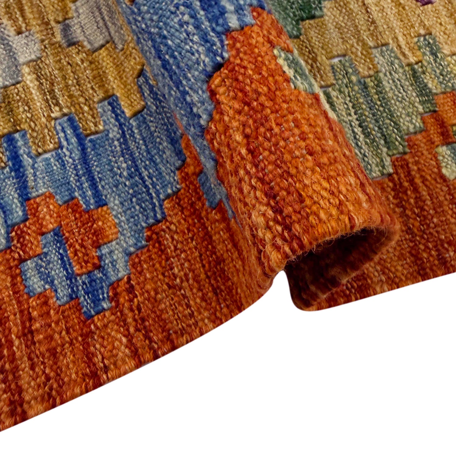 Handmade Multi Kilim Geometric 4x6 ft