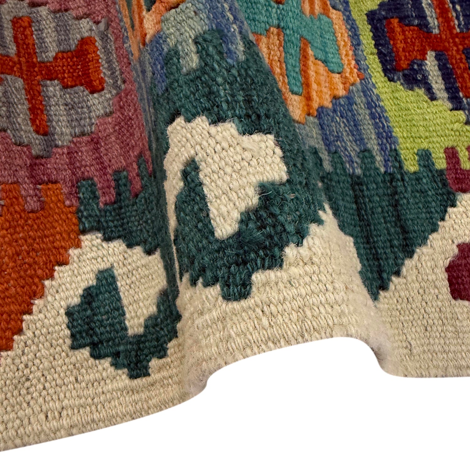 Handmade Multi Kilim Geometric 3x5 ft