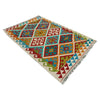 Handmade Multi Kilim Geometric 3x5 ft
