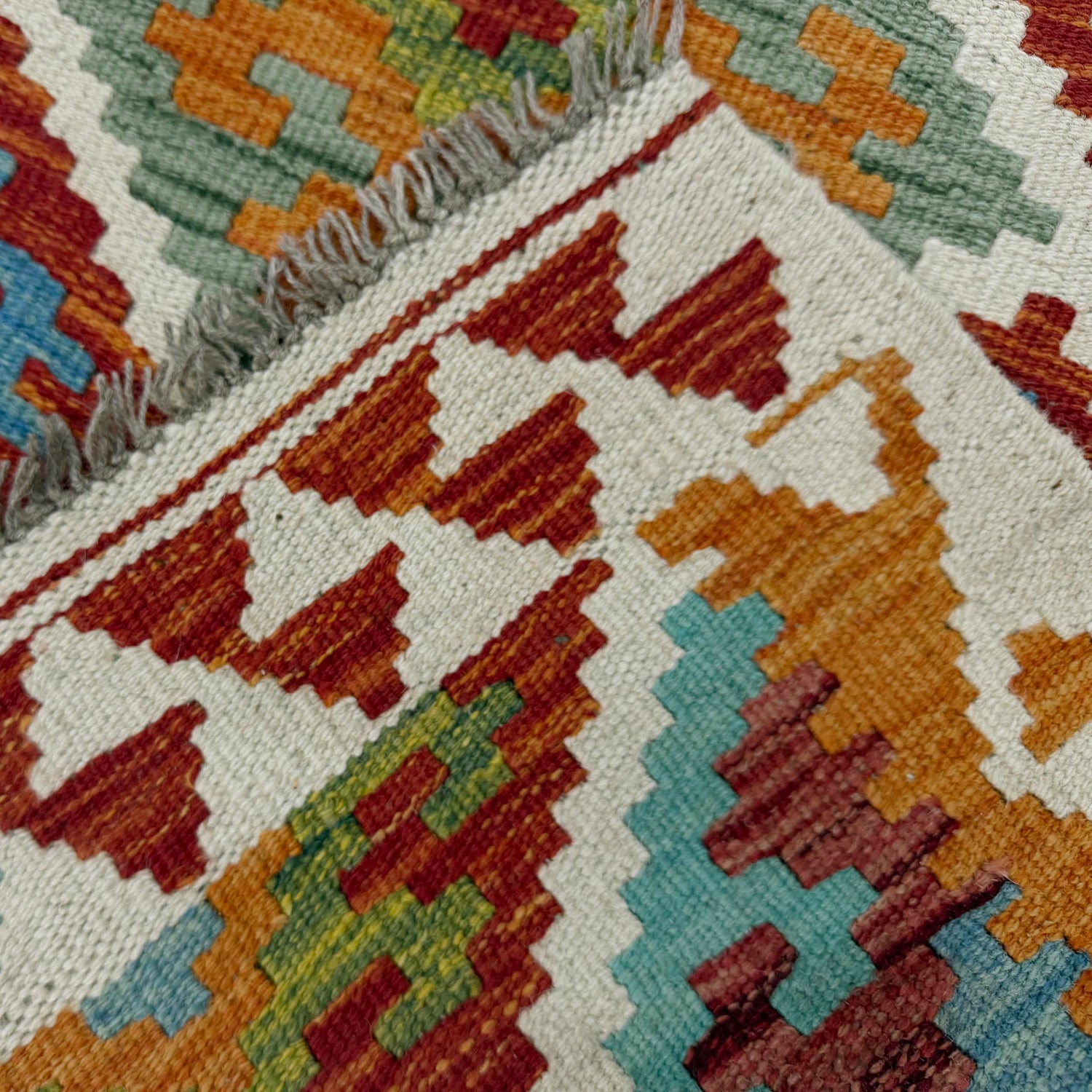Handmade Multi Kilim Geometric 3x5 ft