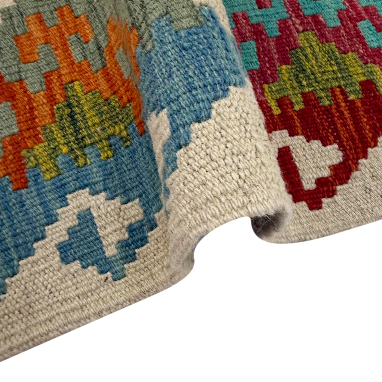 Handmade Multi Kilim Geometric 3x5 ft