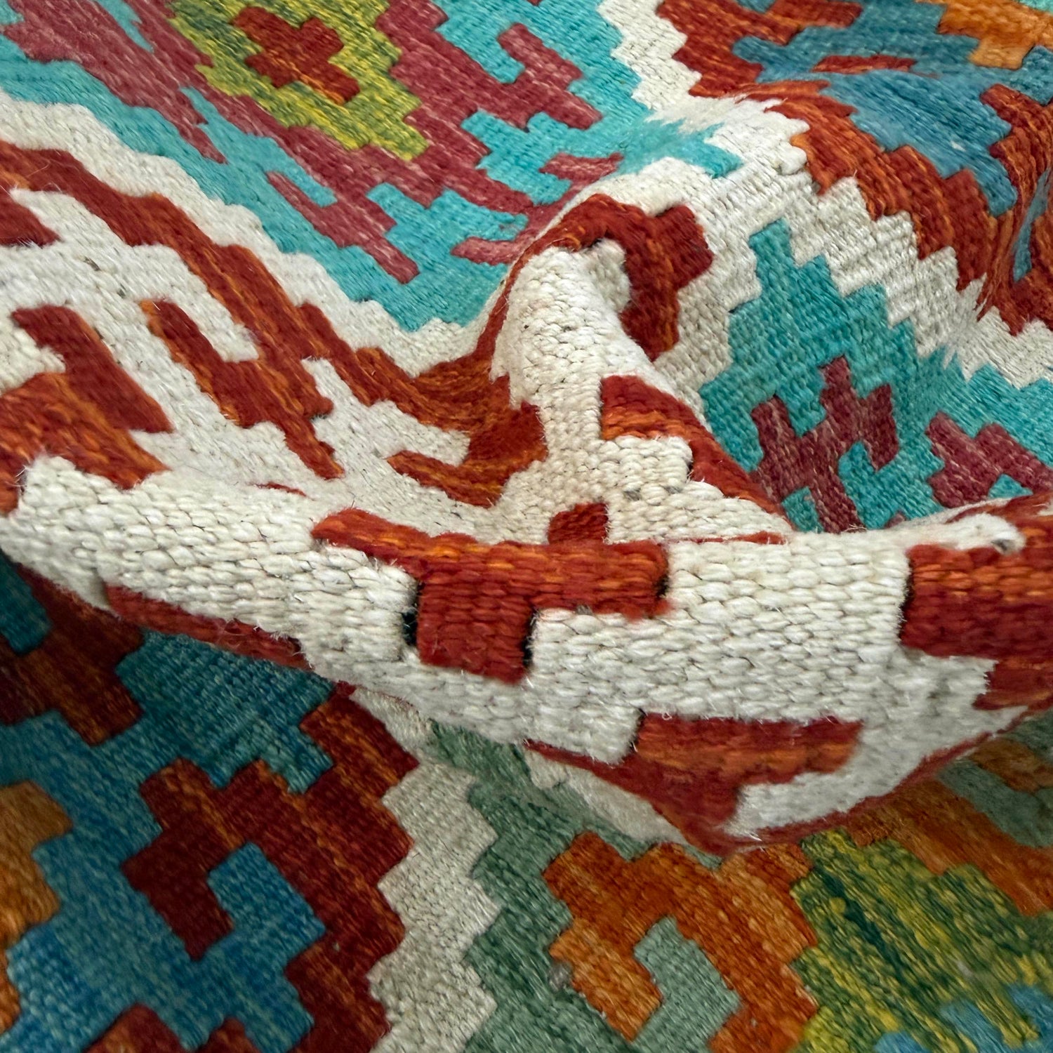 Handmade Multi Kilim Geometric 3x5 ft