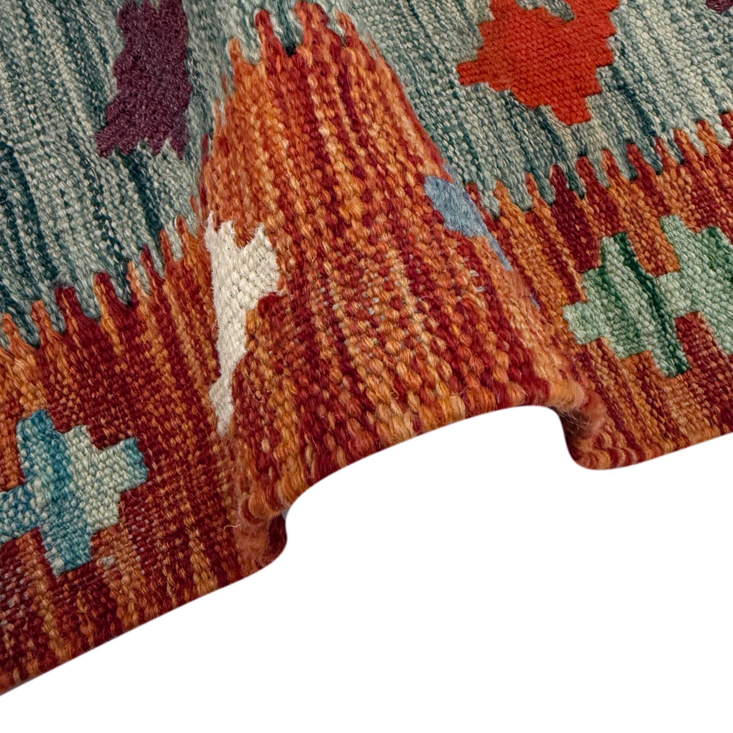 Handmade Multi Kilim Geometric 3x5 ft