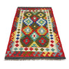 Handmade Multi Kilim Geometric 3x5 ft