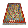 Handmade Multi Kilim Geometric 2x4 ft