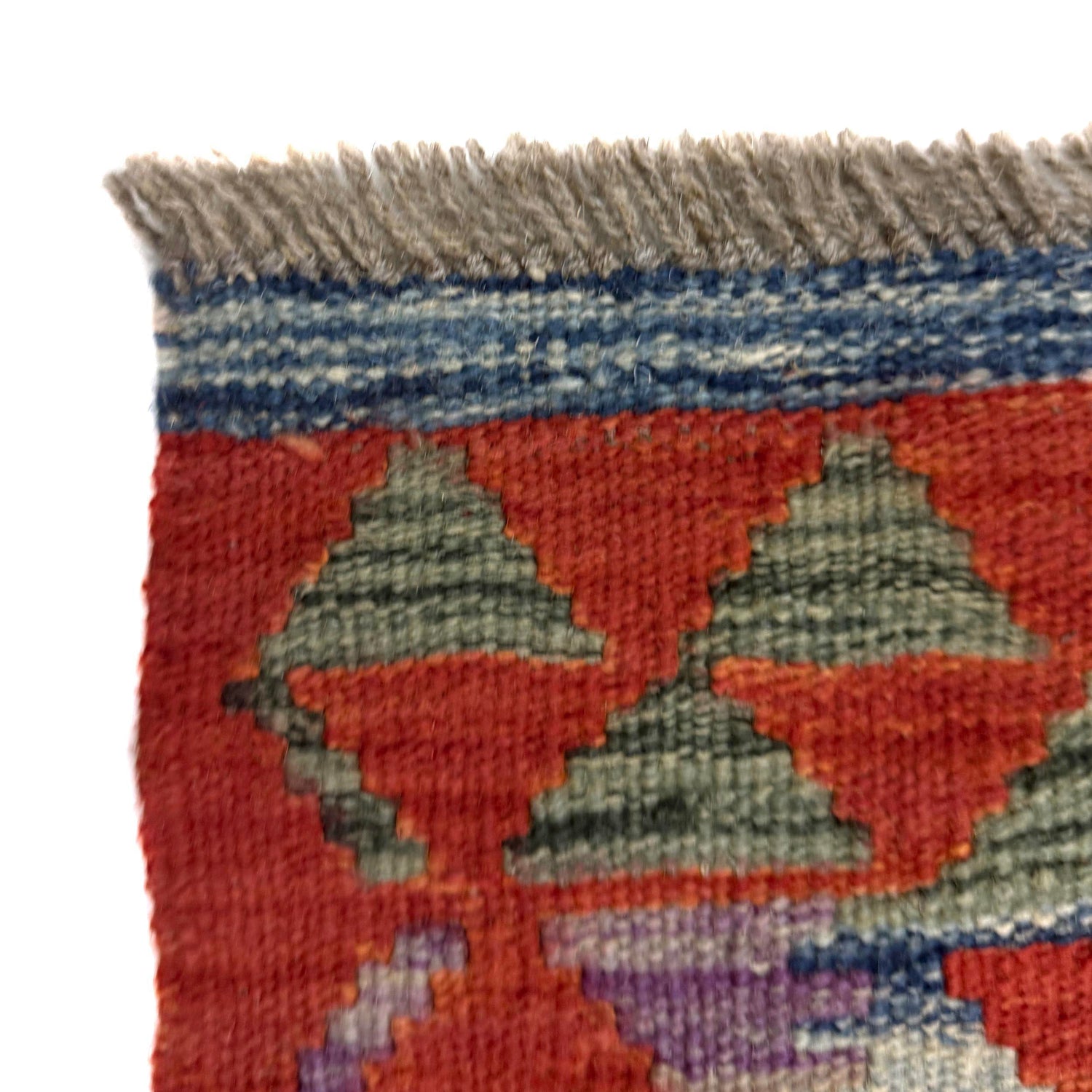Handmade Multi Kilim Geometric 2x4 ft