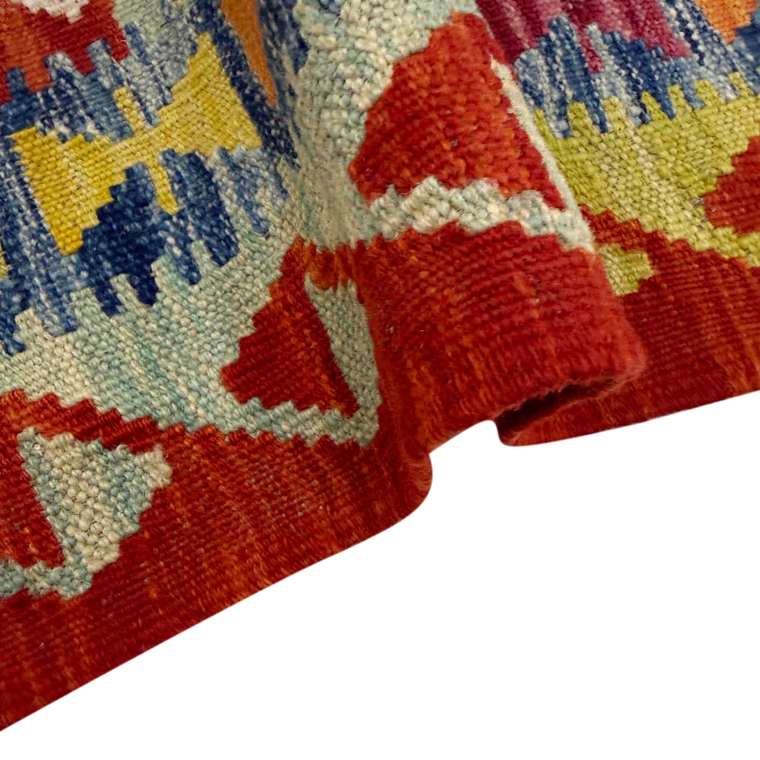Handmade Multi Kilim Geometric 2x4 ft
