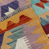 Handmade Multi Kilim Geometric 2x4 ft