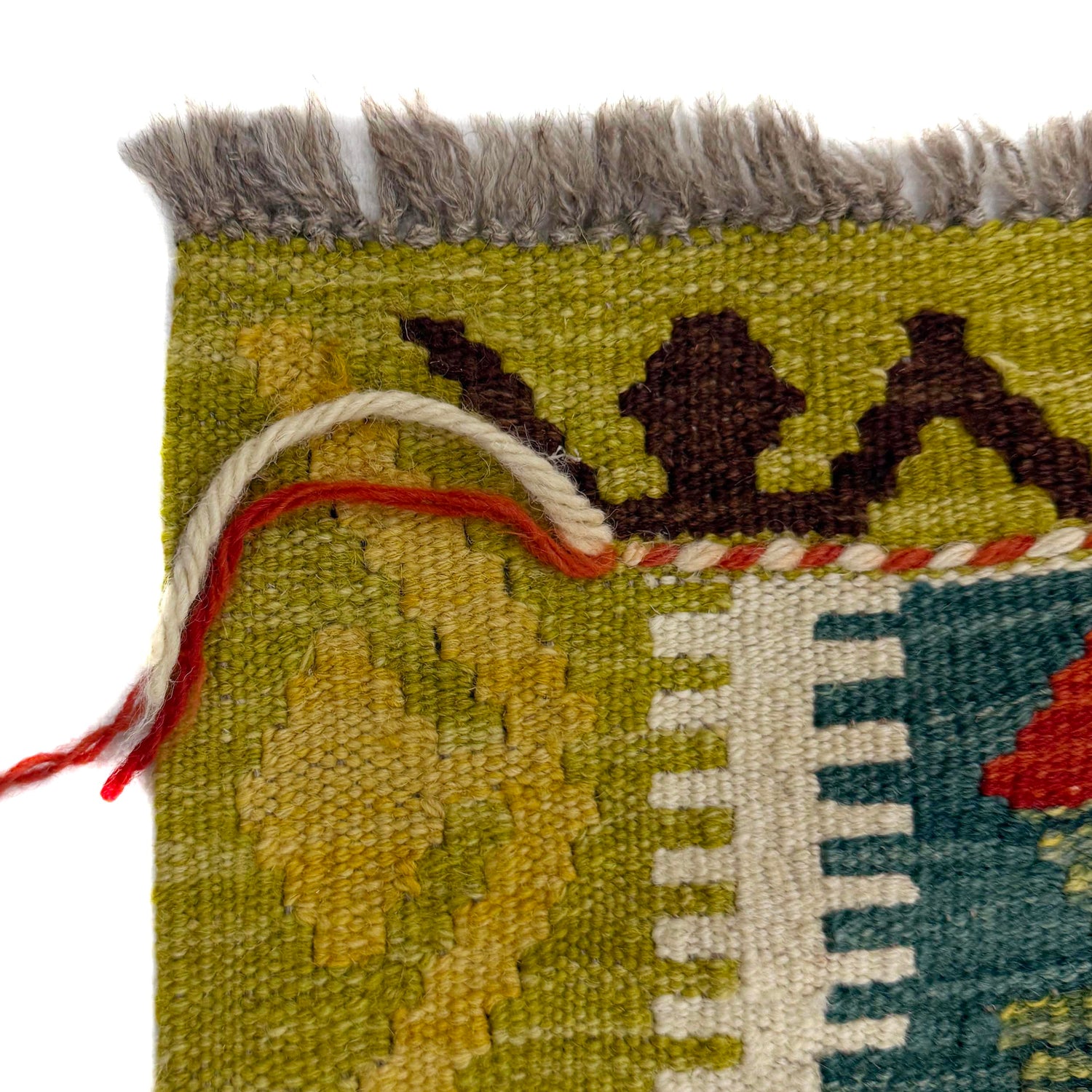 Handmade Multi Kilim Geometric 2x4 ft