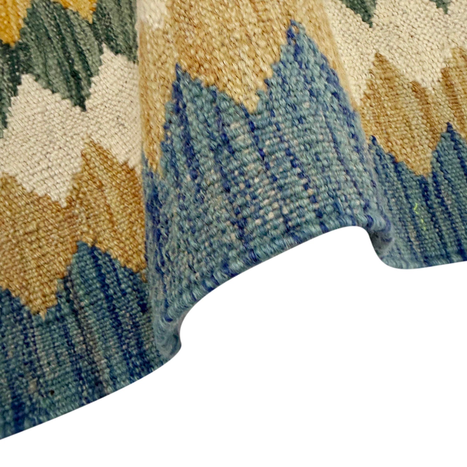 Handmade Multi Kilim Geometric 2x4 ft