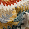 Handmade Multi Kilim Geometric 2x4 ft