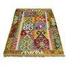 Handmade Multi Kilim Geometric 2x4 ft