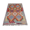 Handmade Multi Kilim Geometric 2x4 ft