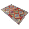 Handmade Multi Kilim Geometric 2x4 ft
