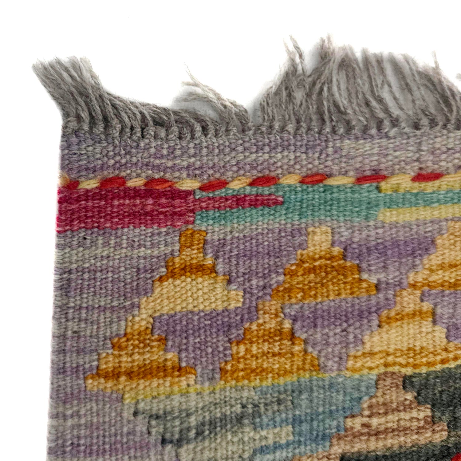 Handmade Multi Kilim Geometric 2x4 ft