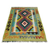 Handmade Multi Kilim Geometric 2x4 ft
