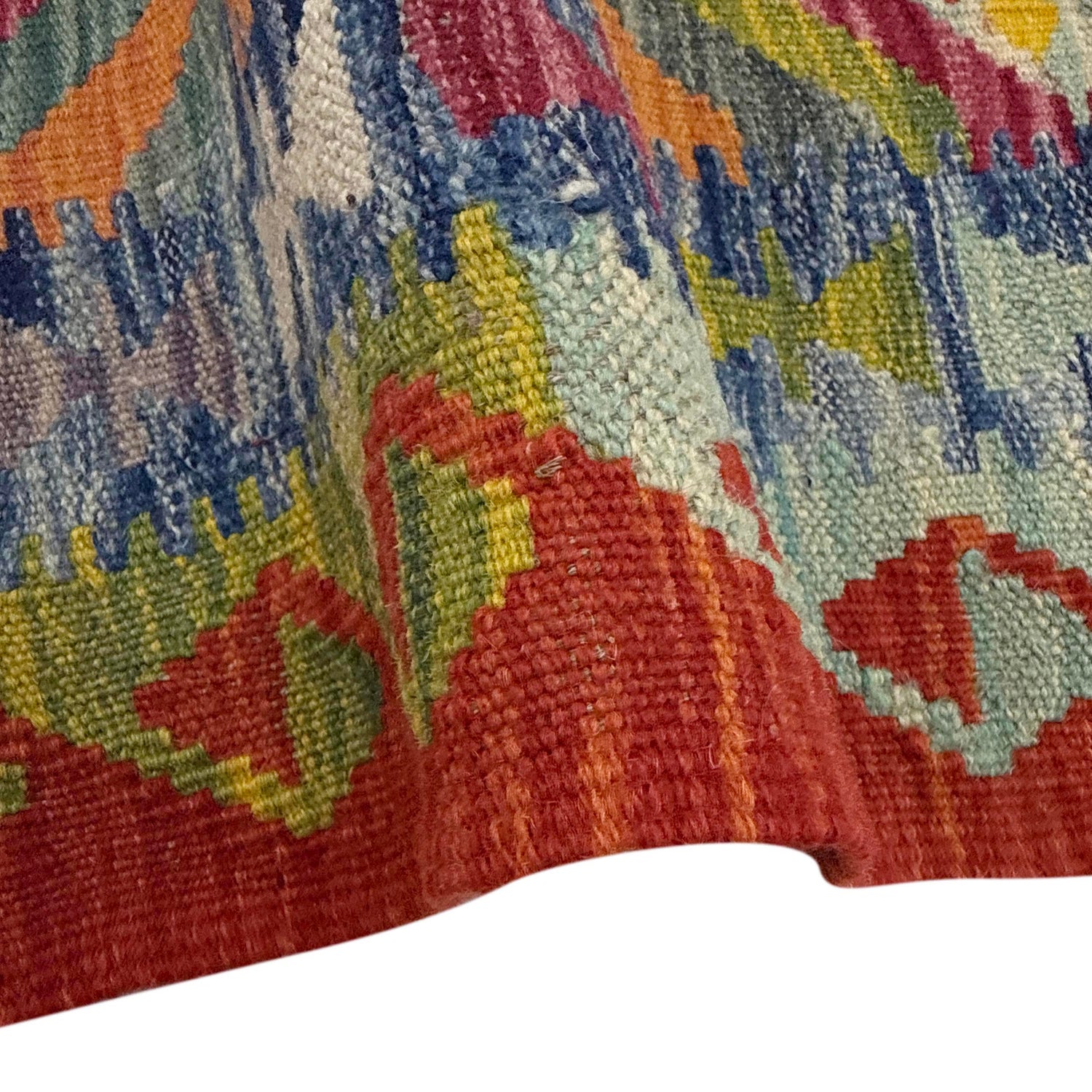Handmade Multi Kilim Geometric 2x4 ft