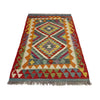 Handmade Multi Kilim Geometric 2x4 ft