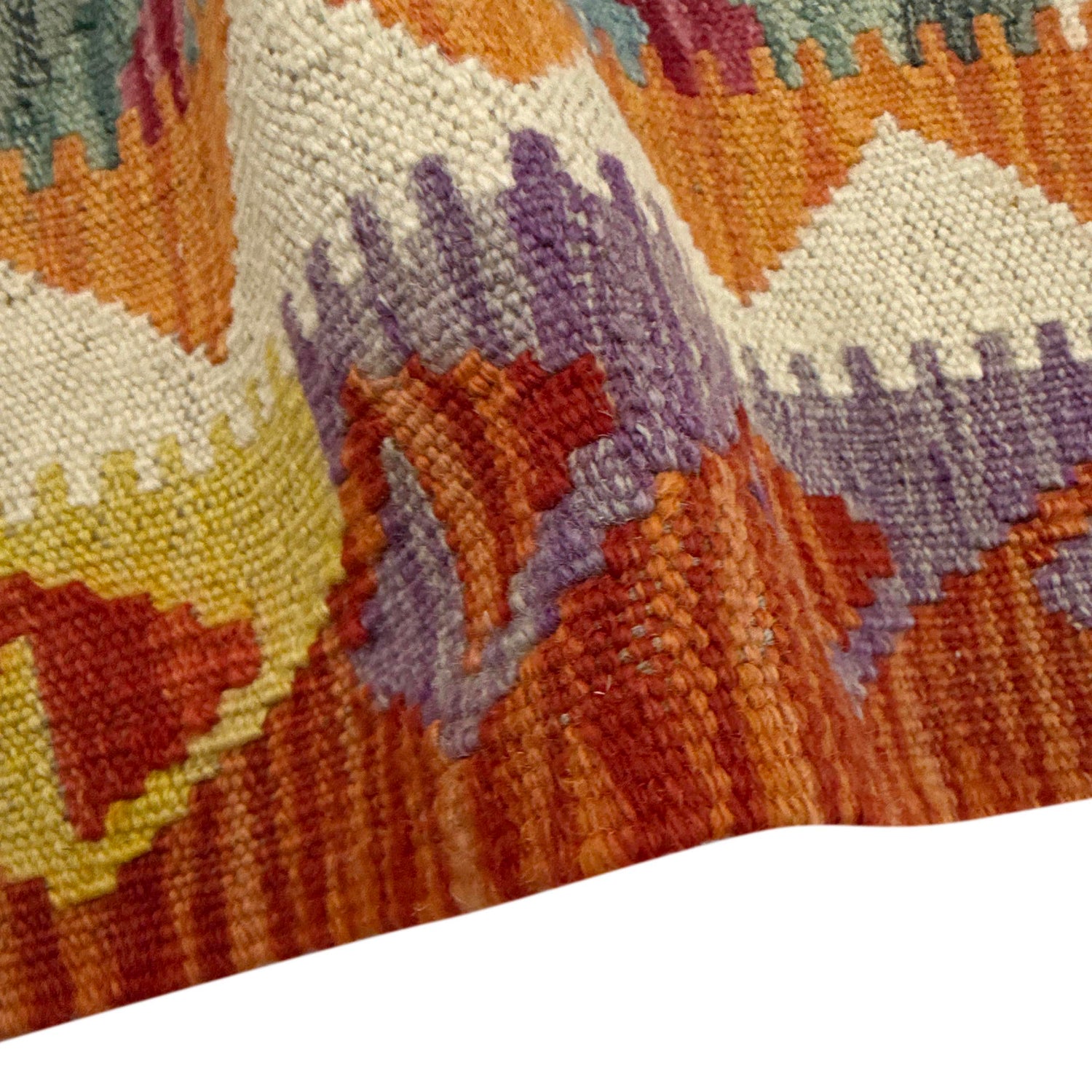 Handmade Multi Kilim Geometric 2x4 ft