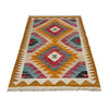 Handmade Multi Kilim Geometric 2x4 ft