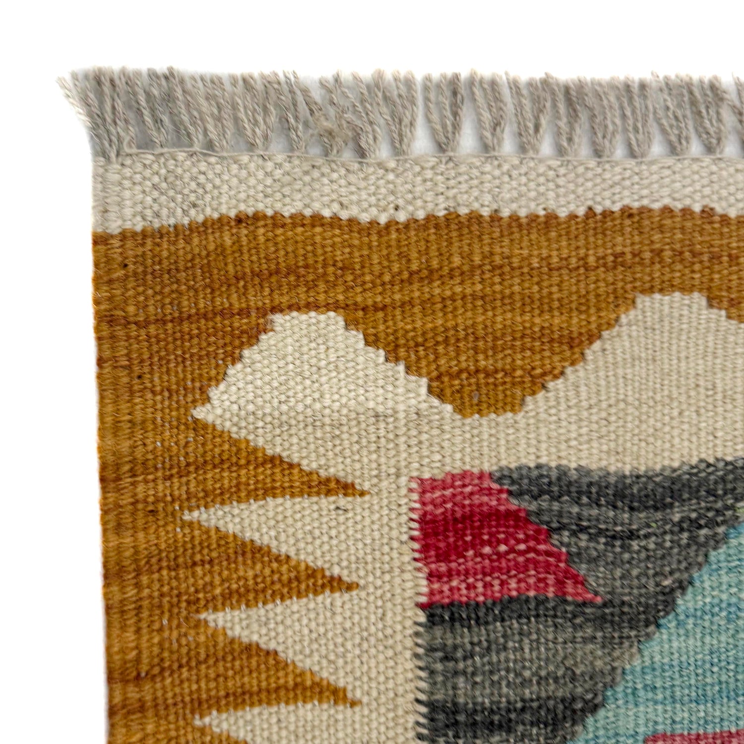 Handmade Multi Kilim Geometric 2x4 ft