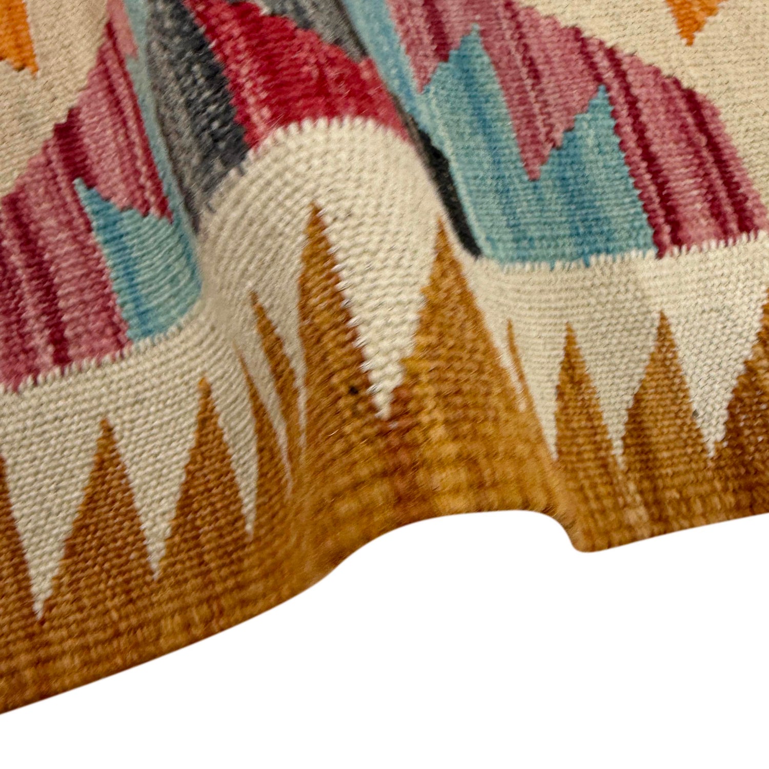 Handmade Multi Kilim Geometric 2x4 ft