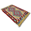 Handmade Multi Kilim Geometric 2x4 ft
