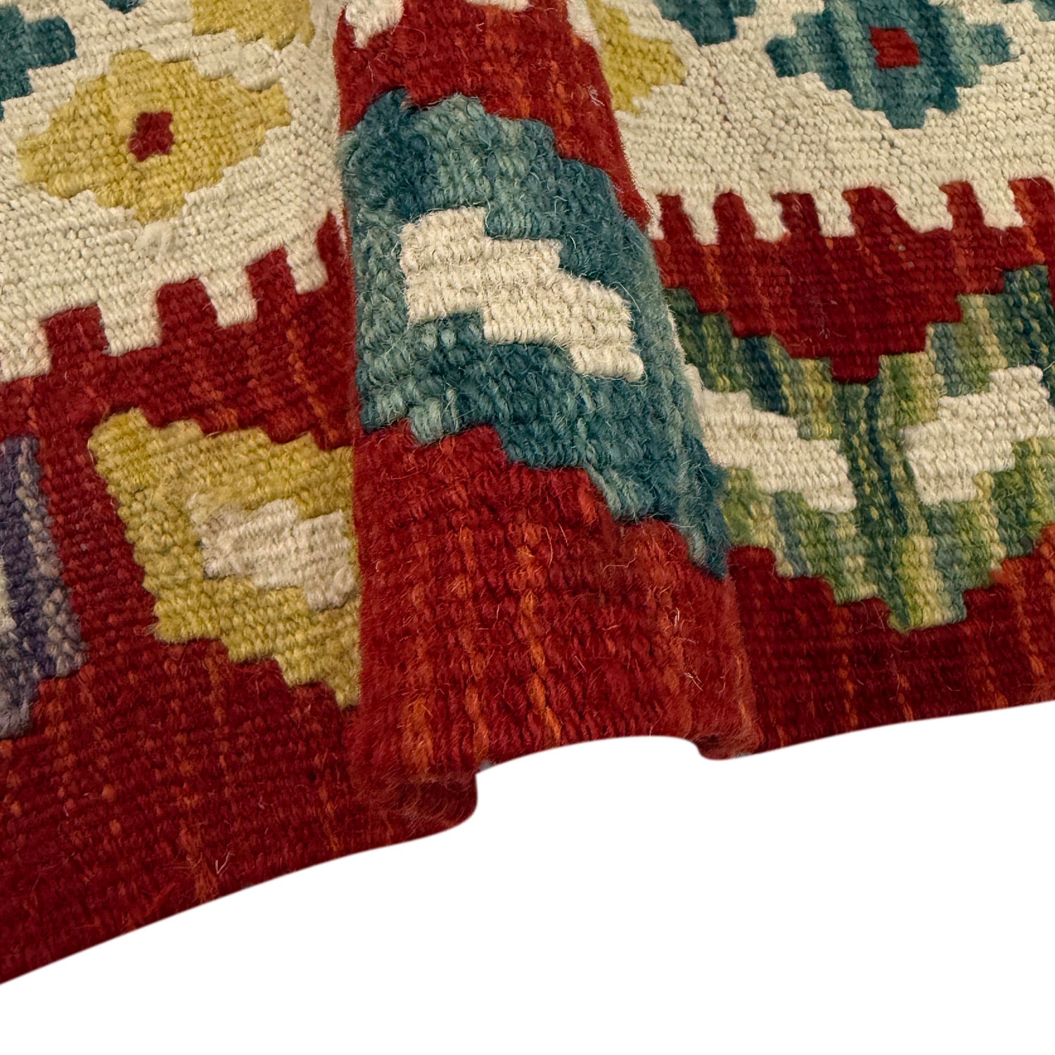 Handmade Multi Kilim Geometric 2x4 ft