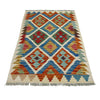 Handmade Multi Kilim Geometric 2x4 ft
