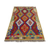 Handmade Multi Kilim Geometric 2x4 ft