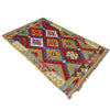 Handmade Multi Kilim Geometric 2x4 ft