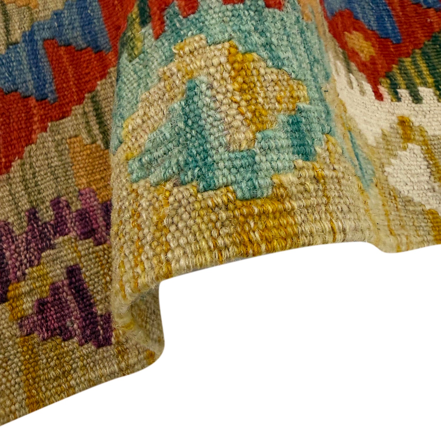 Handmade Multi Kilim Geometric 2x4 ft
