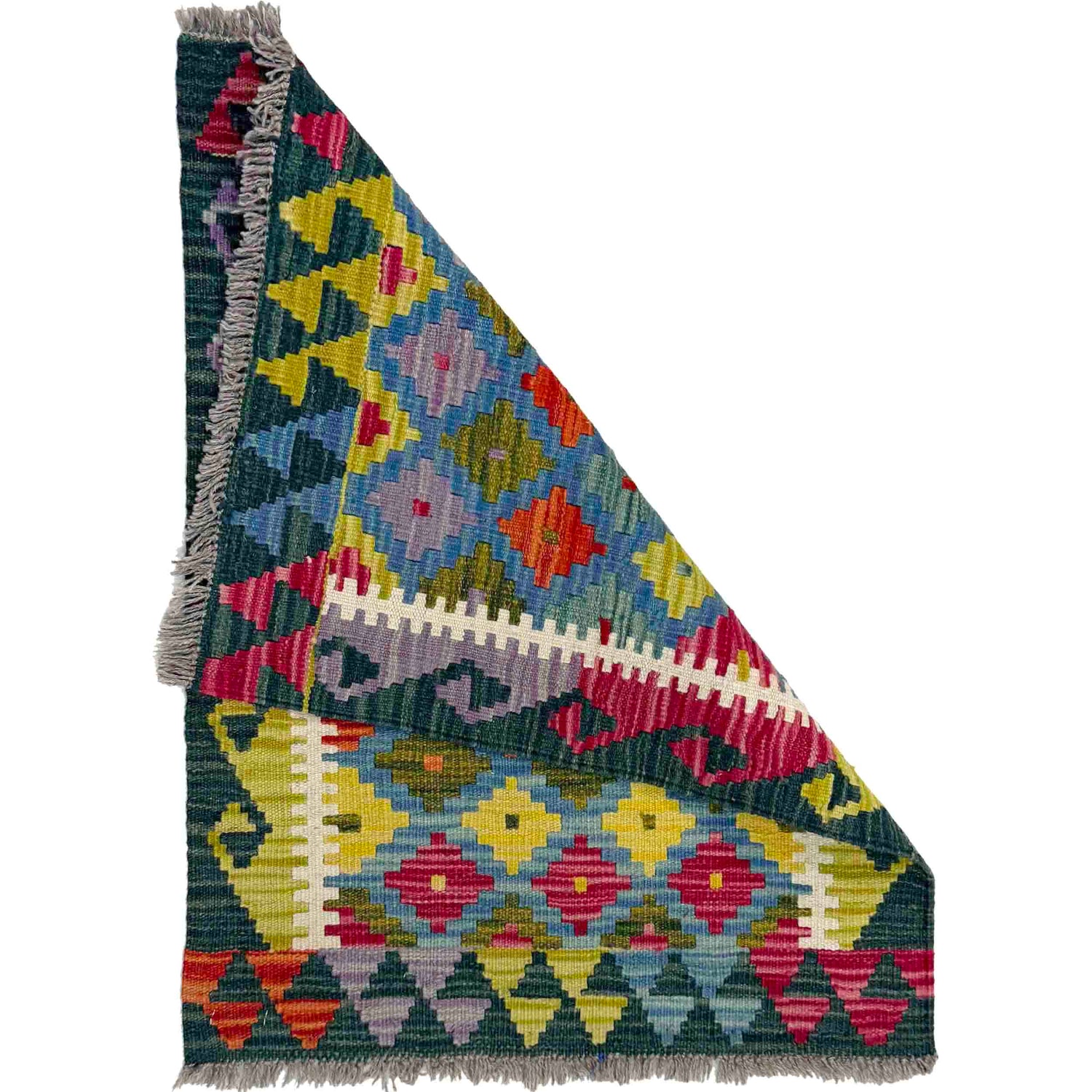 Handmade Multi Kilim Geometric 2x3 ft