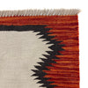 Embroidery Kilim Area Rug Handmade Beige Animal 9x12 ft