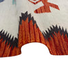 Embroidery Kilim Area Rug Handmade Beige Animal 9x12 ft