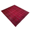 Bokhara Rug Handmade Deep Red Medallion 10x13 ft