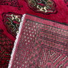 Bokhara Rug Handmade Deep Red Medallion 10x13 ft