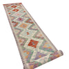Handmade Multi Kilim Geometric 16' Runner