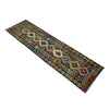 Handmade Multi Kilim Geometric 10' Runner