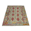 Handmade Multi Kilim Geometric 4x7 ft