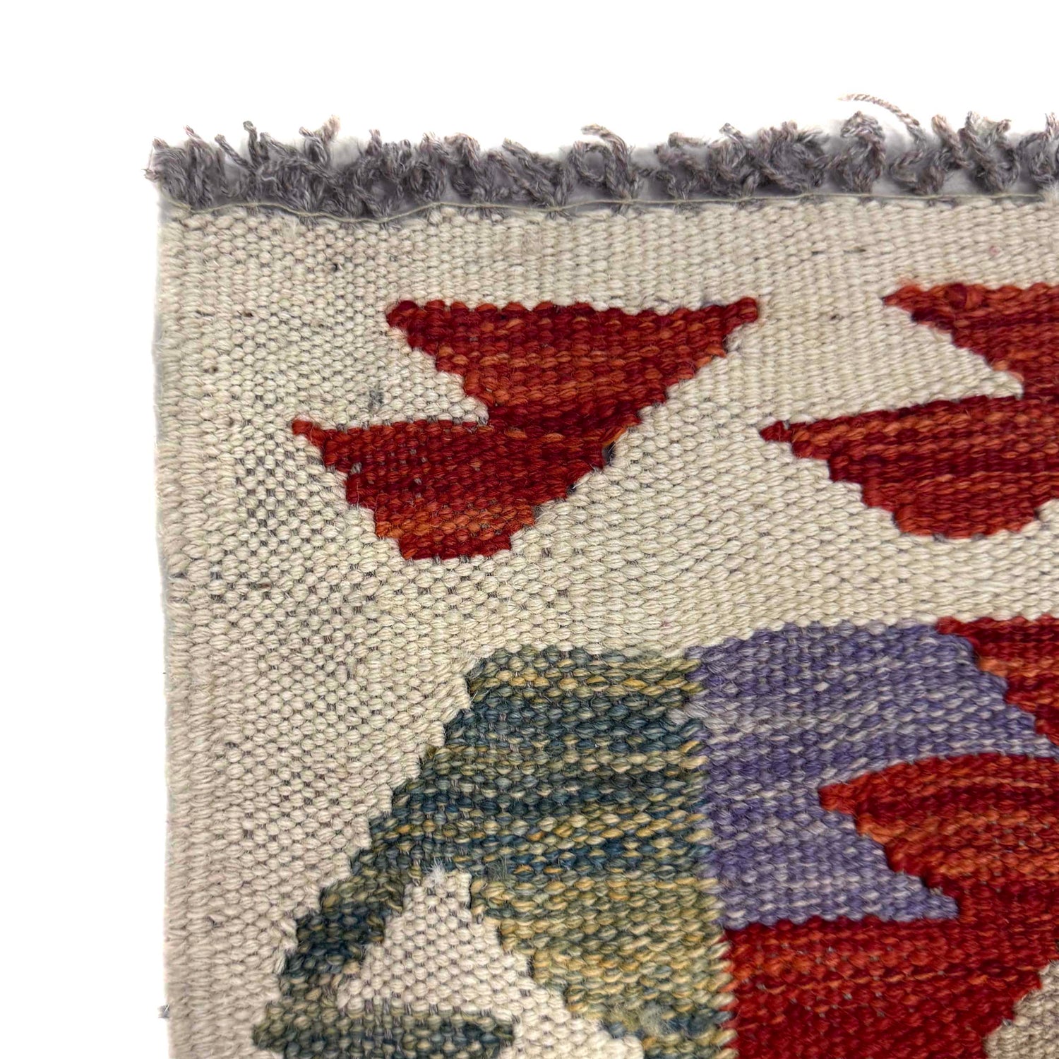 Handmade Multi Kilim Geometric 13' Runner