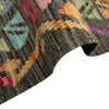 Handmade Multi Kilim Geometric 4x6 ft