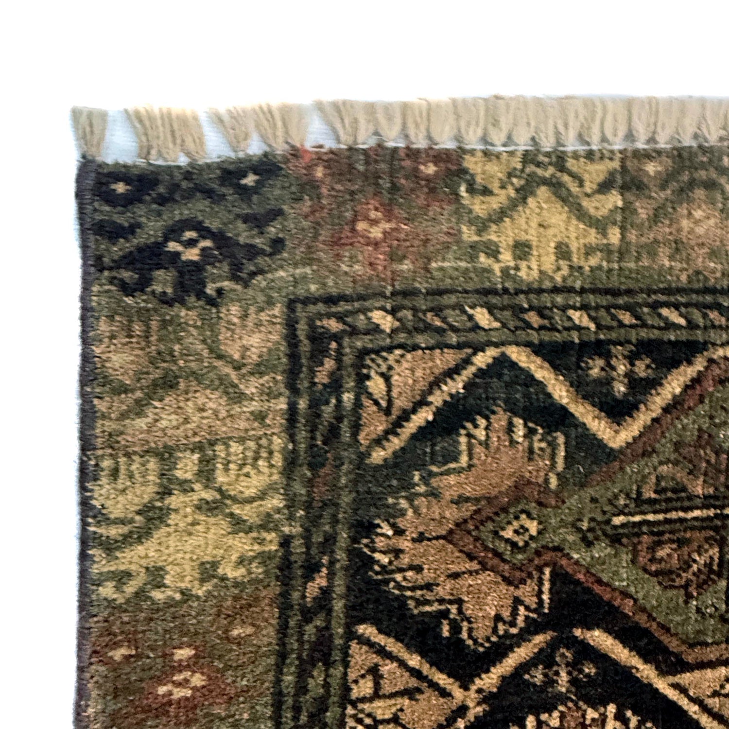 Kashan Area Rug Handmade Multi Medallion 9x12 ft