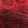 Filpa Area Rug Handmade Red Geometric 6x9 ft