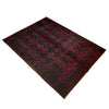 Kashan Area Rug Handmade Multi Medallion 5x8 ft
