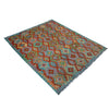 Handmade Multi Kilim Geometric 5x8 ft
