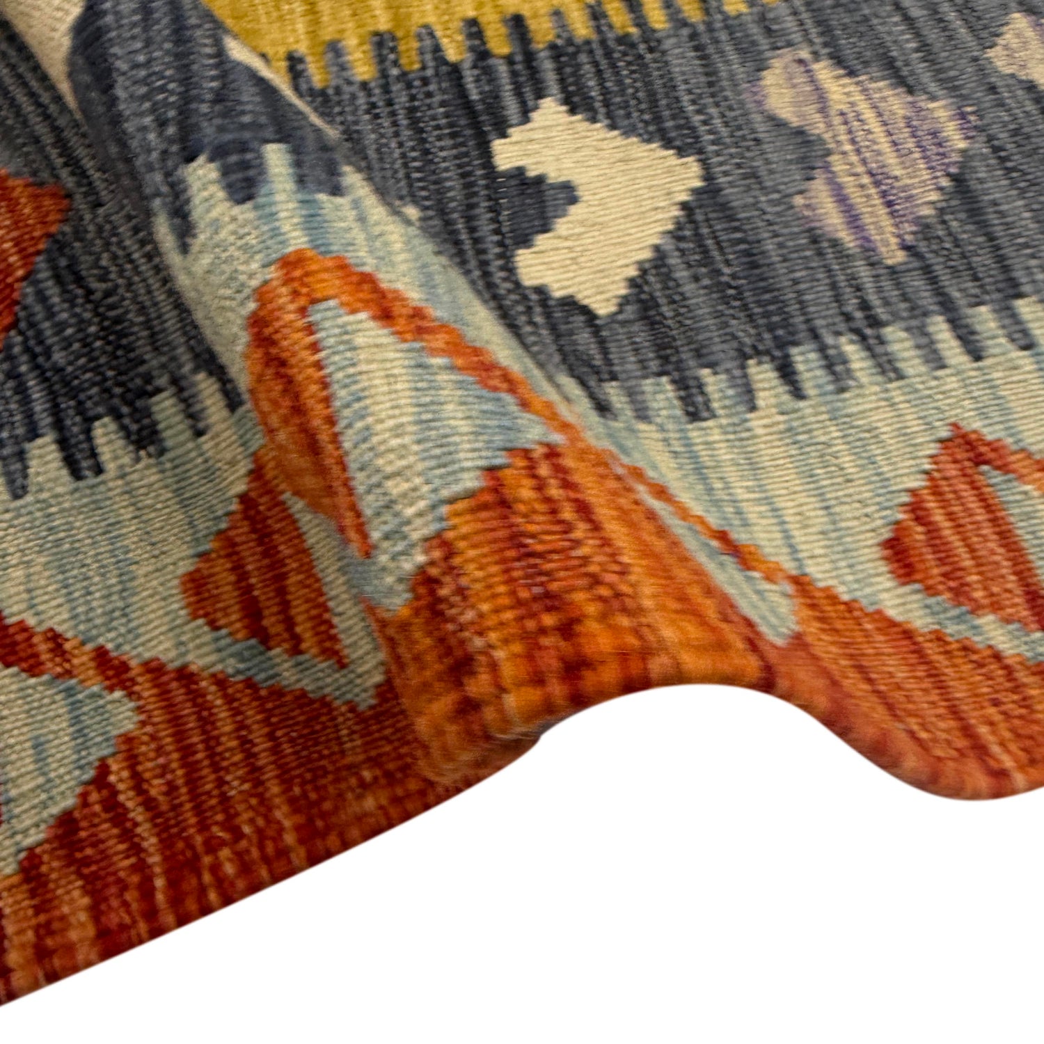 Handmade Multi Kilim Geometric 5x8 ft